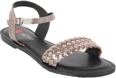 METRO Women Flats(Grey , 4)