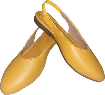 XiZUii Women Bellies(Yellow , 9)