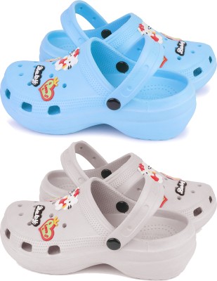 Gorofy Women Clogs(Multicolor , 7)