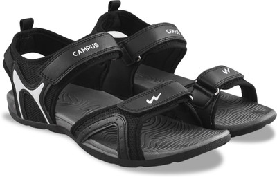 CAMPUS Men Sandals(Black , 6)