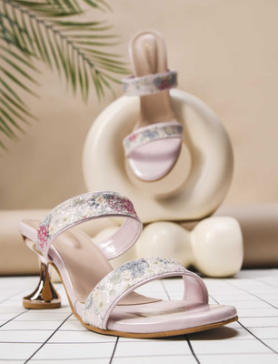 Dressberry Women Heels(Pink , 7)