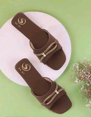 HunarPaon Women Flats(Brown , 7)