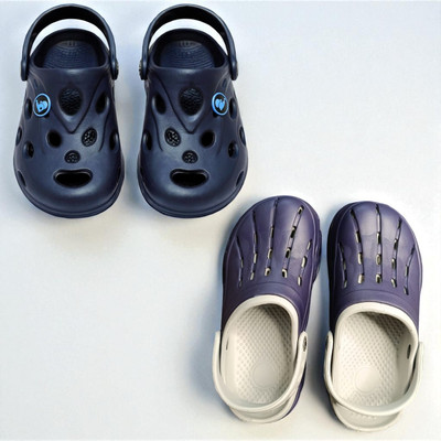 Monrav Men Clogs(Blue, Navy , 9)