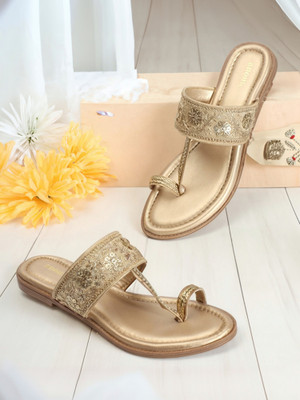 ANOUK Women Flats(Gold , 7)