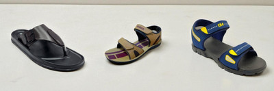 Classica Men Sandals(Brown, Tan, Blue, Yellow , 6)