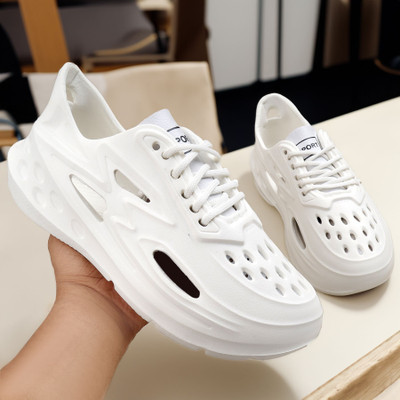 GIGANTIC Men Sandals(White , 8)