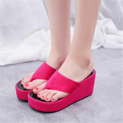 Kiwaoo Women Wedges(Red , 7)