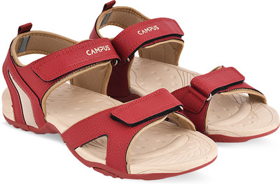 CAMPUS Men Sports Sandals(Red , 6)