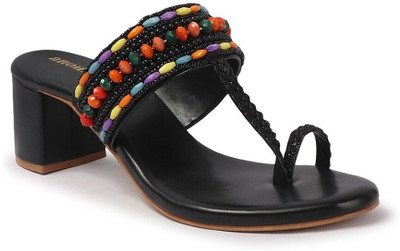 ANOUK Women Heels(Black , 4)