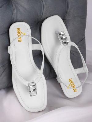 AROOM Women Flats(Grey , 8)