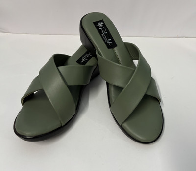 Rebornlife Women Wedges(Green , 6)