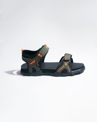 RTS Men Sandals(Orange, Black, Green , 9)