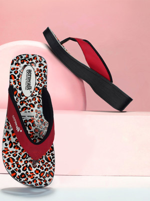 aerowalk Women Wedges(Red , 7)