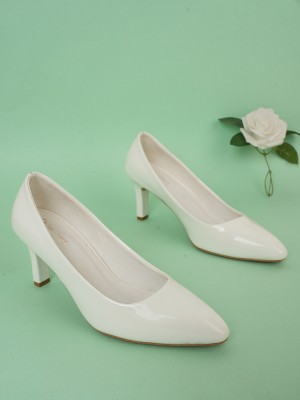 Get Glamr Women White Heels