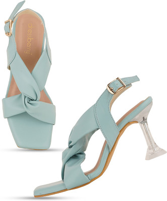 Dressberry Women Heels(Blue , 7)
