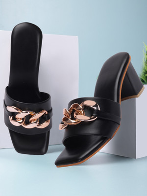 KILLER Women Heels(Black , 6)