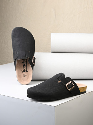 Roadster Men Sandals(Black , 10)