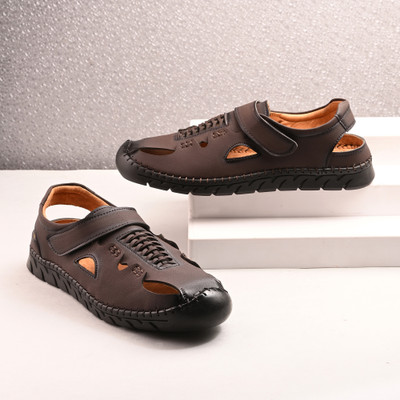 BOLTAGO Men Casual(Brown , 10)