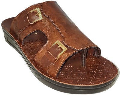 RoyalShoes Men Sandals(Brown , 8)