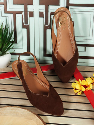 NIDIMA Women Heels(Brown, Maroon , 7)