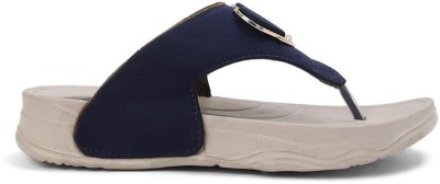 Cozy Wear Women Flats(Blue , 5)