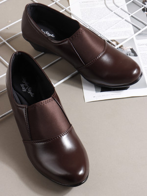 STYLE BUY STYLE Bellies For Women(Brown , 6)