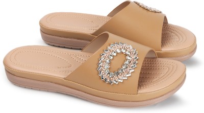 STEPIZIA Women Flats(Beige , 8)