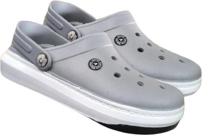 Vintex Men Clogs(Grey , 7)