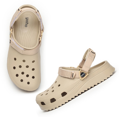 yoho Men Clogs(Beige , 10)