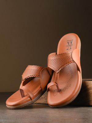 KARADDI Women Flats(Tan , 9)