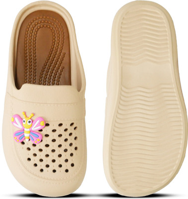 FASMANIA Women Clogs(Brown , 5)