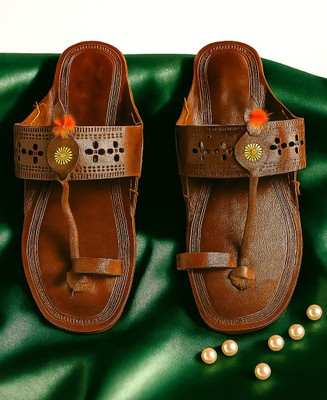 Kolhapuri Men Sandals(Brown , 8)