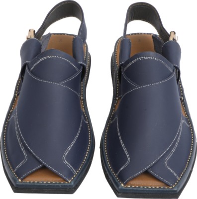 PESHAWARI CHAPPAL Men Casual(Blue , 11)