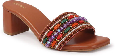 ANOUK Women Heels(Multicolor , 5)