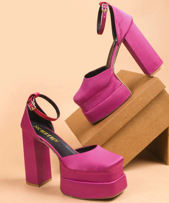 KILLER Women Heels(Pink , 7)