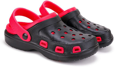 BERSACHE Men Clogs(Red , 9)