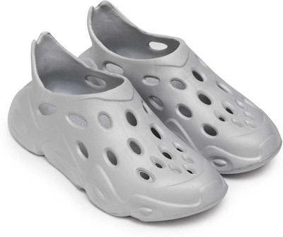 Footsace Men Clogs(Grey , 7)