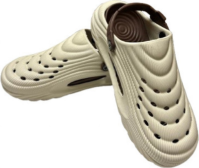 Aplus Men Clogs(Brown , 6)