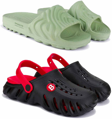 BERSACHE Men Clogs(Multicolor , 9)