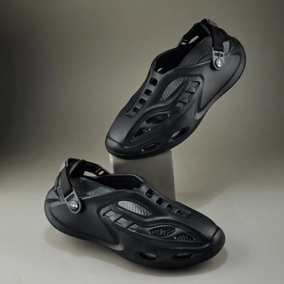 CAMPUS GC-4019B Men's Slippers | Comfortable and Breathable | Ultra-Stylish Slip-On Men Clogs(Black , 9)