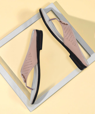 LIBERTY LAF-710 Women Flats(Pink , 4)