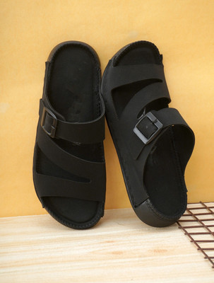 TARKIZ Men Sandals(Black , 8)