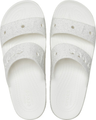 CROCS Baya Plaform Glitter Women Casual(White , 5 UK/India)