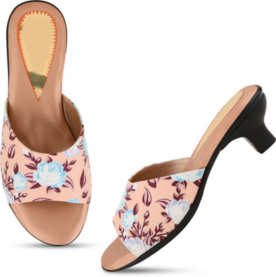 KOMOPT Women Heels(Multicolor , 8)