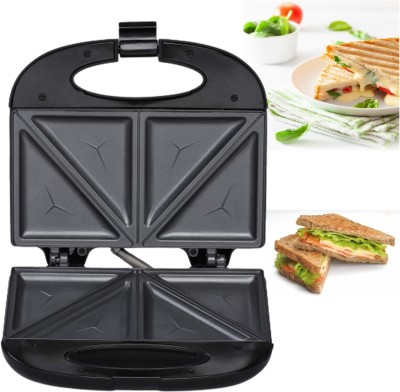 Sheffield Classic Sandwich Maker, Electric Toaster, nonstick plates, 750 W Toast(Black)