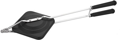 Emaliya Retails Non-stick Jumbo Grill Gas Toaster Premium Big Bread Toaster, Sandwich Maker Grill(Black)