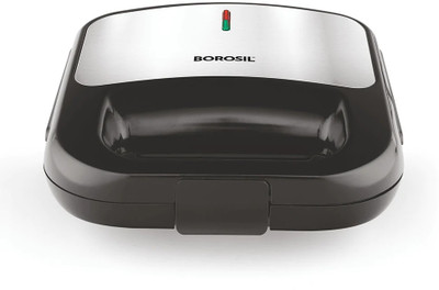 BOROSIL Novus Grill Sandwich Maker Roti Maker(Black, Silver)