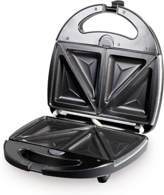 Rhobos 2 Slice Non-Stick Sandwich Maker & Toaster | 750W Easy Clean Grill(Black)