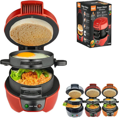 HEVASNEK by Burger Maker Electric Burger Maker Machine for Cooking Breakfast Patties Grill(GARY)