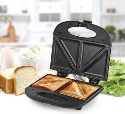 Cello Super Club Ultra Pro 800W Sandwich Maker | Non-Stick Coating | Power Indicators Toast (Black) For Rs. 799 @ 58 %